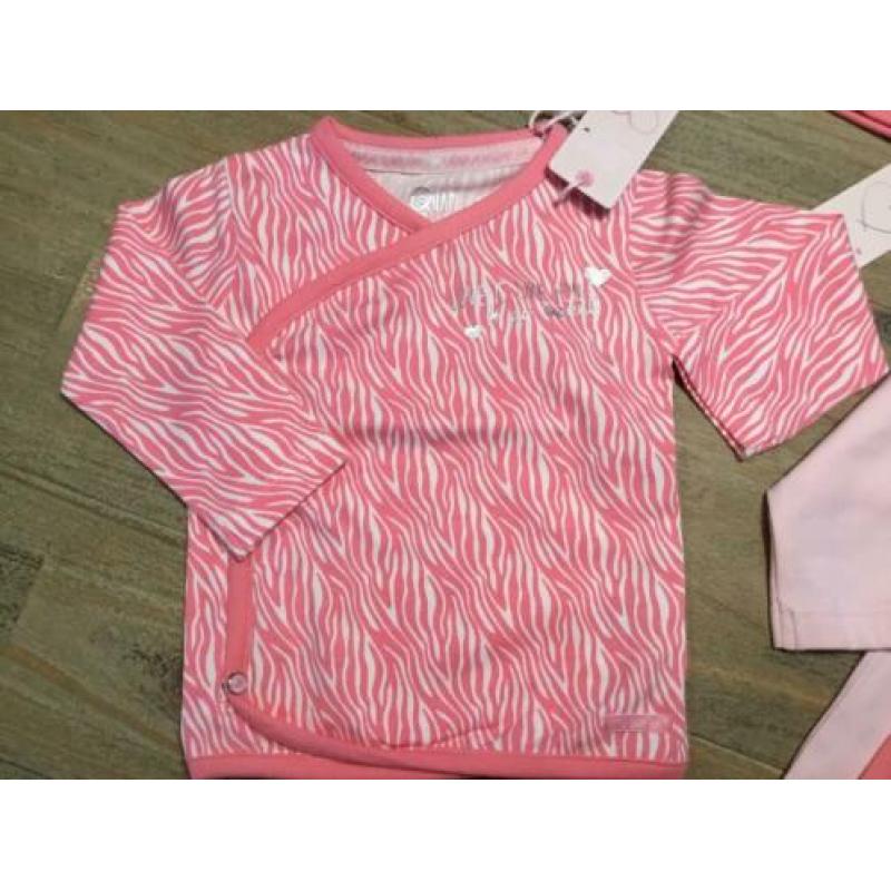 Nieuw zesdelige set baby meisje roze 56, Quapi En BtobeF