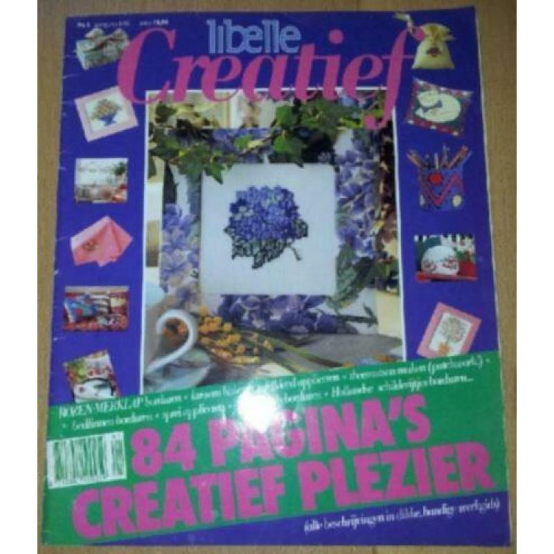 Borduurblad Libelle Creatief Nr 1 - 1990 Special van Libell