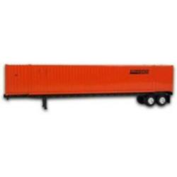 20 Trailer met Container Oranje 1:50/1:53No Tekno/WSI