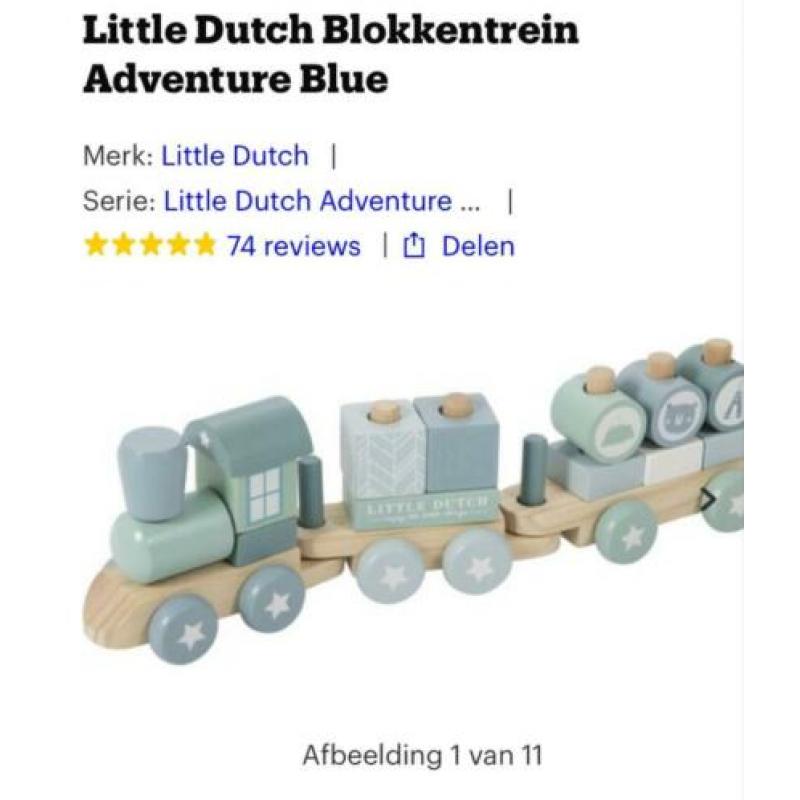 Houten trein NIEUW