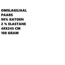 Omslagsjaal - paars - 48x245 cm