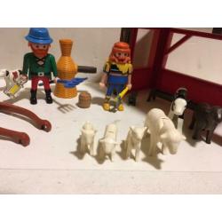 Playmobil losse dieren en poppetjes (kinder)boerderij