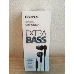 Sony MDR-XB50AP In-Ear Oordopjes Zwart