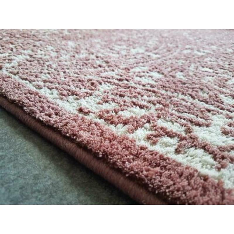 Tapijt 230x160, oud roze, kortharig