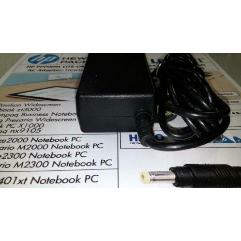 HP PPP009L 18.5V 3.5A 65W adapter tip 4.8x1.7mm Originele HP