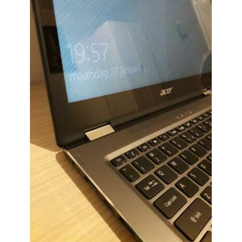 Acer spin 2019 windows 10 laptop 13,3 grijs touchscreen 360°