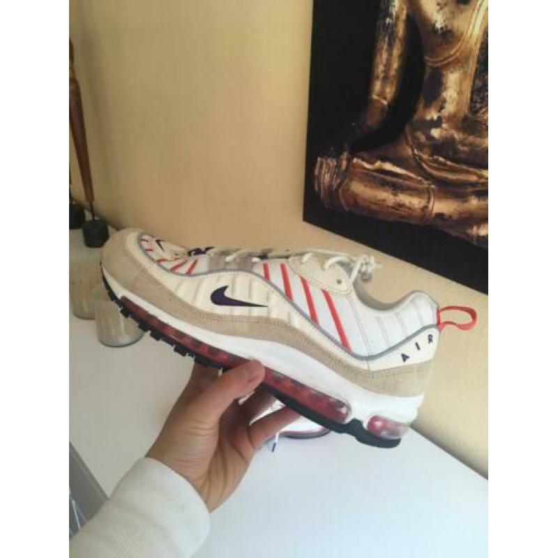 Nike Air Max 98 - EU 42.5 (ZGAN, Desert Ora, Cream, Sail)