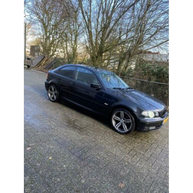 BMW 3-Serie 2.0 TI 318 Compact 2003 Zwart Exclusive