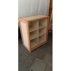 2x Schilte lage kast met legplanken - kast 307