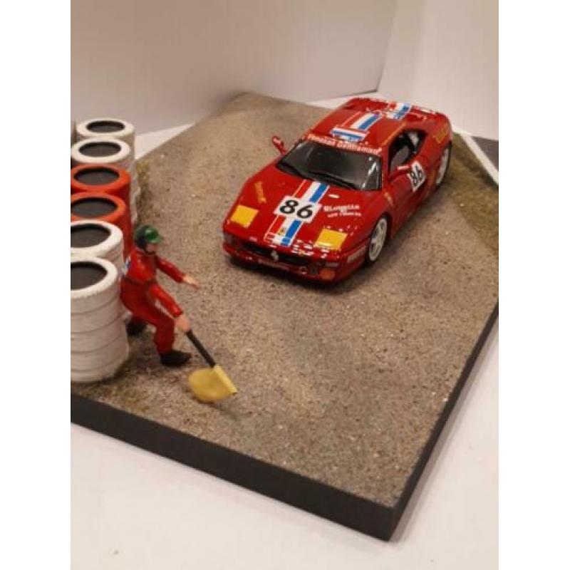 Ferrari F 355 Challenge Diorama Crash Spa Michel Oprey1996