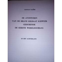 De avonturen van de brave soldaat schwejk Jaroslav hasek