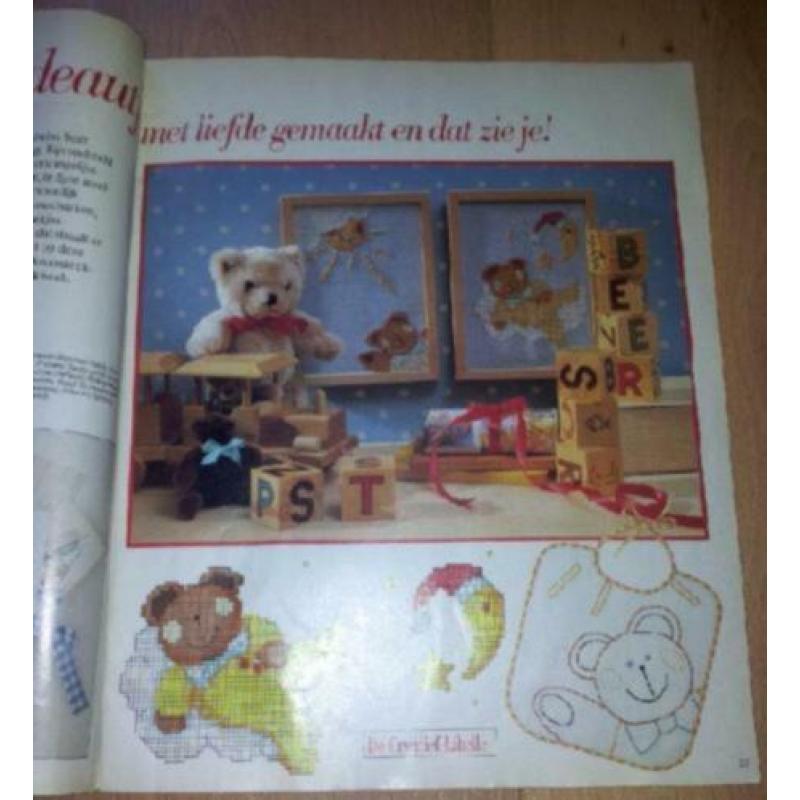 Borduurblad Libelle Creatief Nr 1 - 1990 Special van Libell