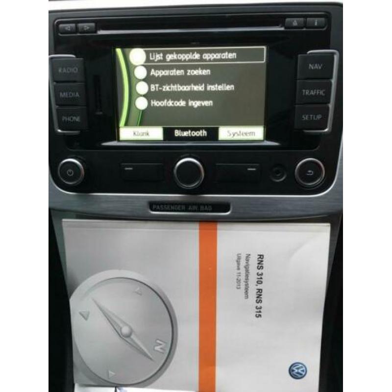 Vw rns 315 navigatie met bluetooth golf polo caddy scherm bt