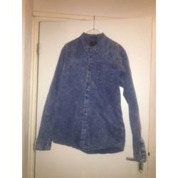 Scotch & Soda Heren spijkerblouse, denim overhemd maat XXL