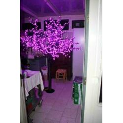 20 Led Sier of decoratiebomen groen - pink - wit nr 7