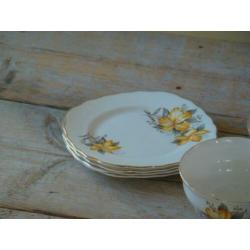 Servies, made in England, gemerkt 6 D3O, gaaf