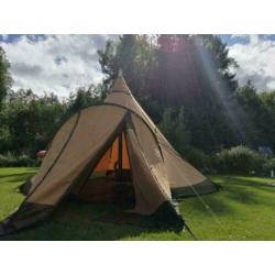 Tipi; Tentipi CP9 + grondzeil + kachel + porch