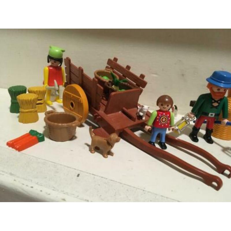 Playmobil losse dieren en poppetjes (kinder)boerderij