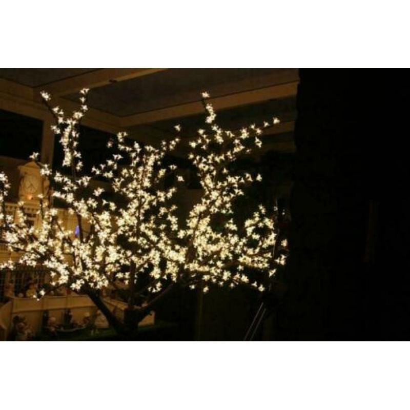 20 Led Sier of decoratiebomen groen - pink - wit nr 7