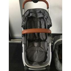 Grijze Born Lucky Rapido kinderwagen