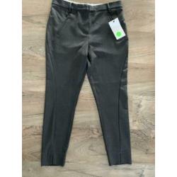 Fiveunits dames broek bruin/zwart ruit mt 27 Nieuw!