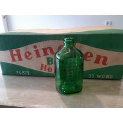 Heineken bier beer fles wobo 35cl incl doos 1964 zeldzaam