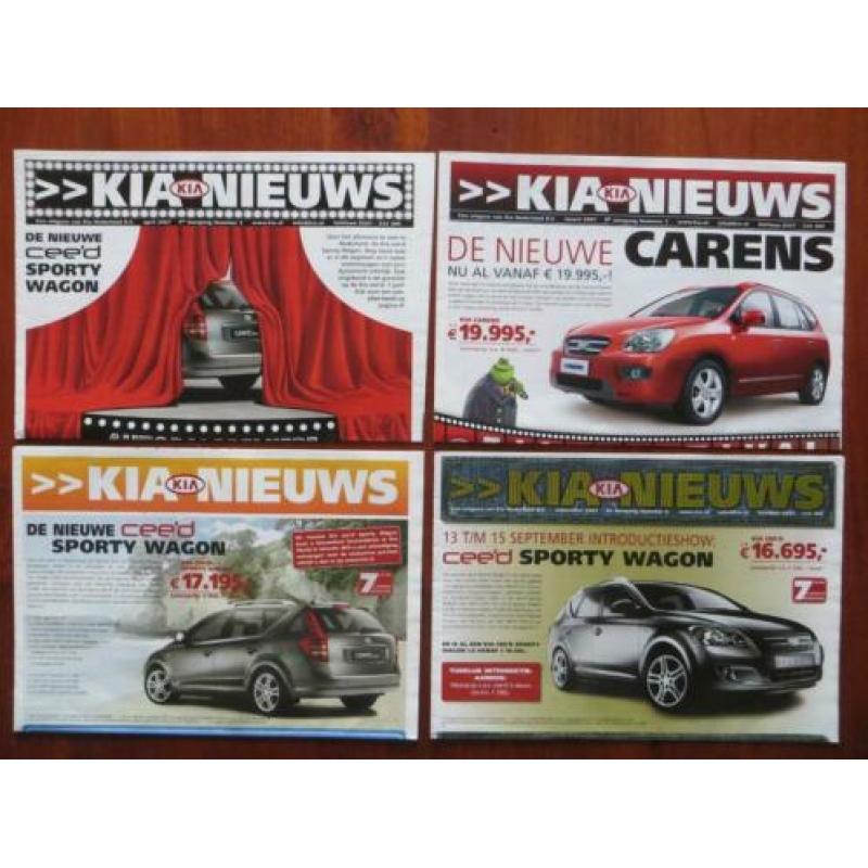 19x Kia Nieuws 2002 2003 2004 2005 2007 2009