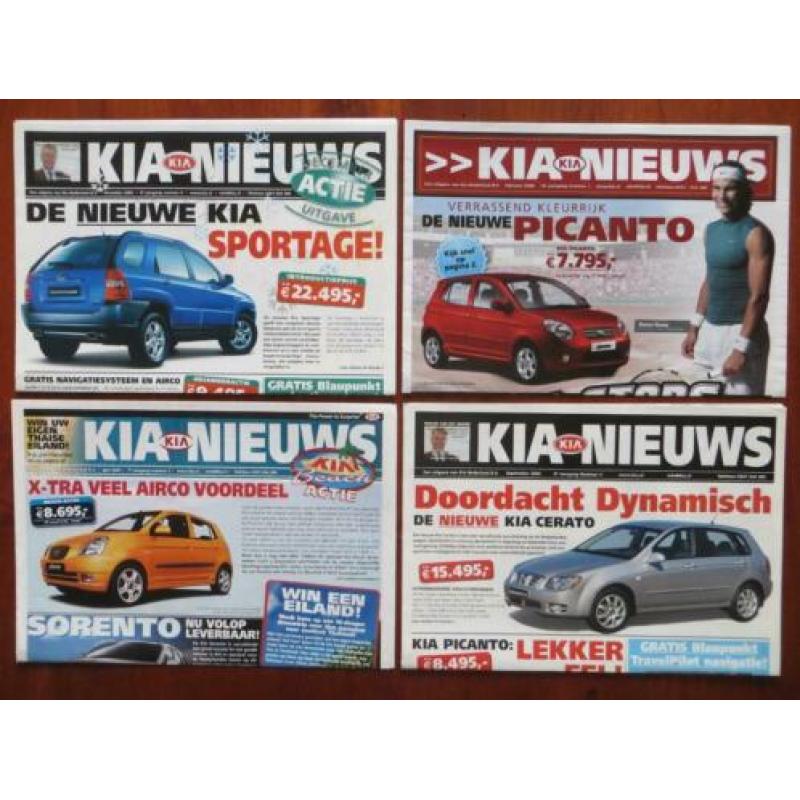 19x Kia Nieuws 2002 2003 2004 2005 2007 2009