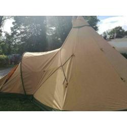 Tipi; Tentipi CP9 + grondzeil + kachel + porch