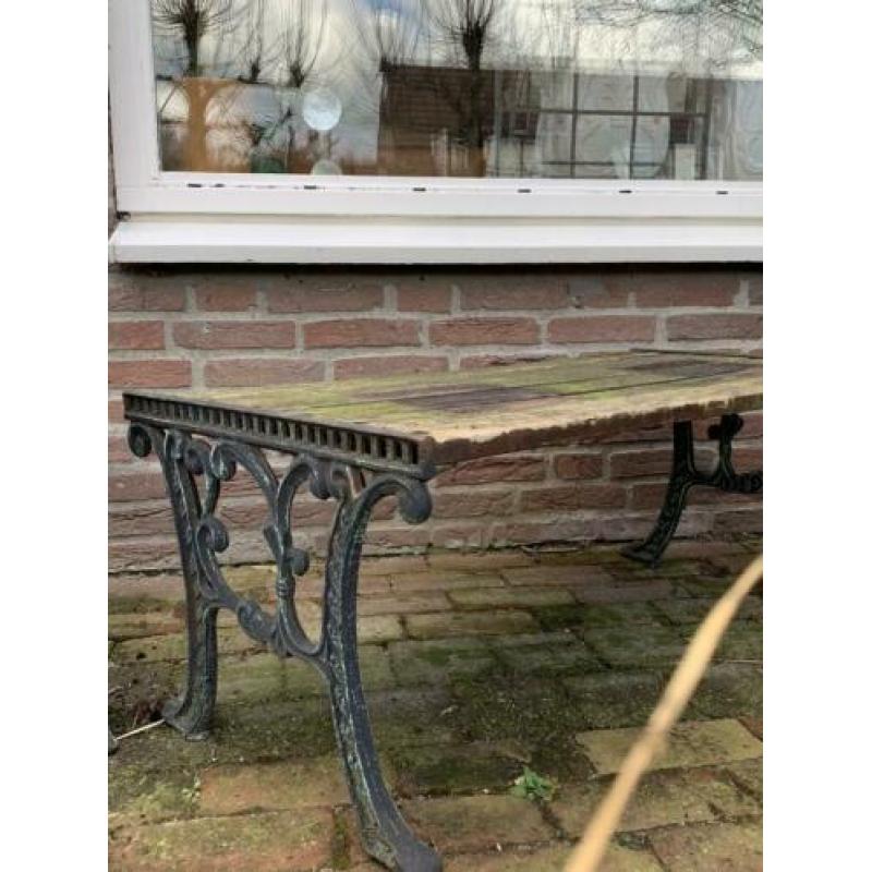 Gietijzeren tuinset