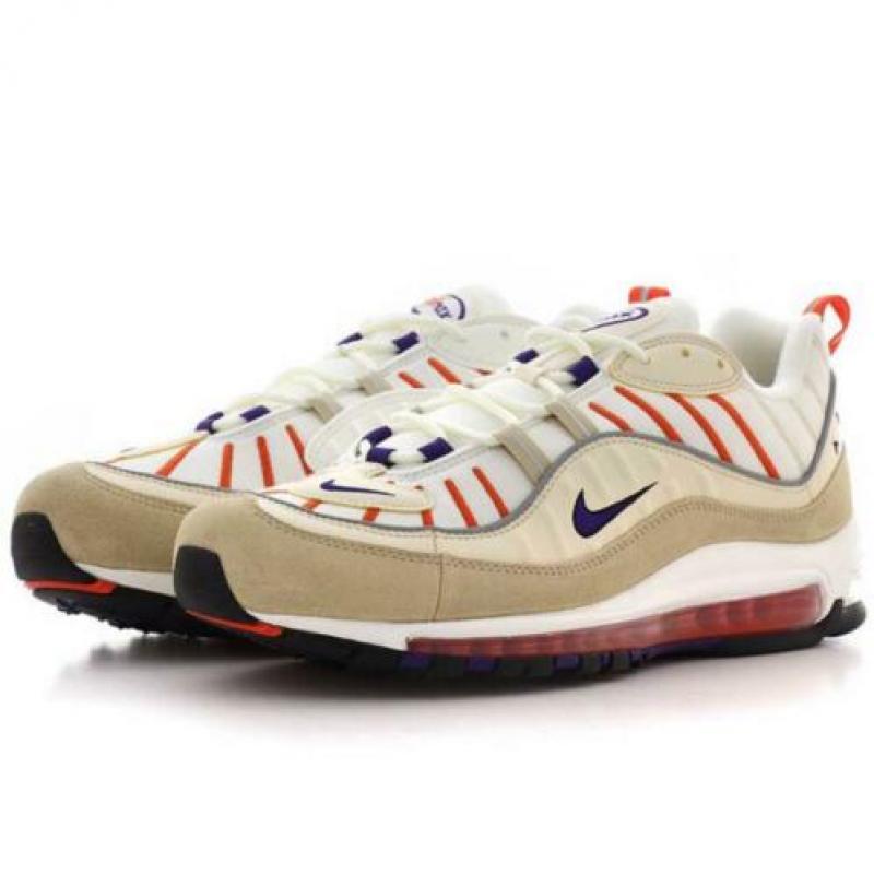 Nike Air Max 98 - EU 42.5 (ZGAN, Desert Ora, Cream, Sail)