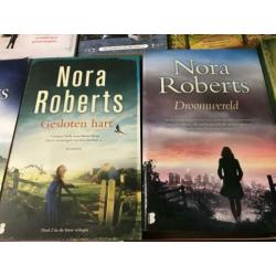 T.K. nog enkele boeken en pockets van Nora Roberts + 3 dvd's