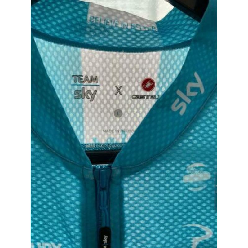 Team Sky Castelli aero race 5.1 jersey maar large