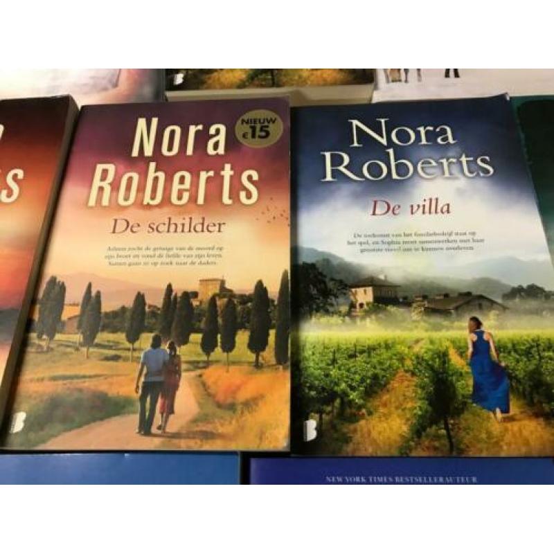 T.K. nog enkele boeken en pockets van Nora Roberts + 3 dvd's