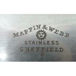 6 Mappin & Webb Stainless Sheffield messen