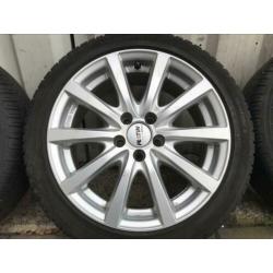 16” 5x100 vw polo velgen+ banden! Polo, skoda, seat