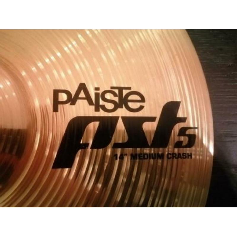 Paiste PST 5, 14 inch medium crash bekken