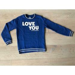 Mooie blauwe longsleeve maat 146/152