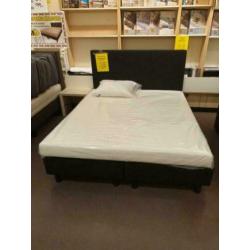 160x200 boxspring zwart nu 389,- direct leverbaar zuidplein