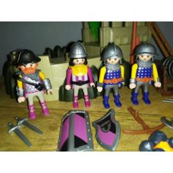 Playmobil poppetjes ridders met fort #200