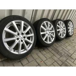 16” 5x100 vw polo velgen+ banden! Polo, skoda, seat