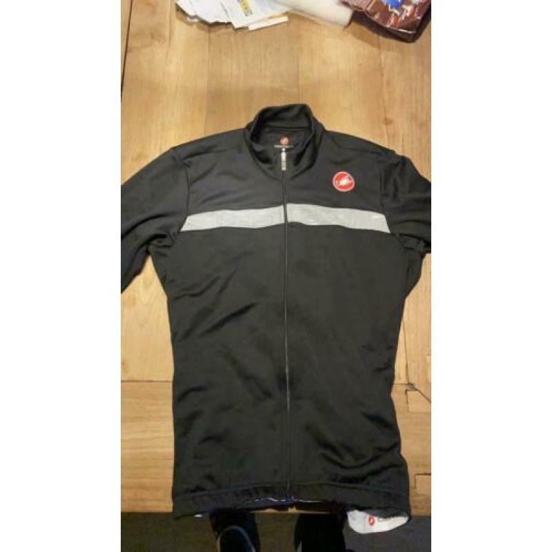 Castelli wielershirt fietsshirt zwart nieuw