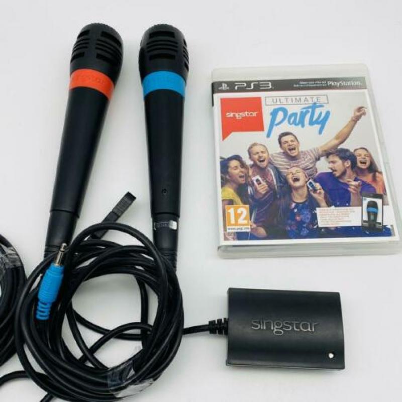 PS3 Playstation 3 Singstar Micros Ultimate Party Set Game