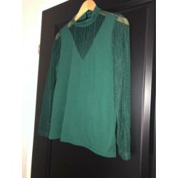 Jacqueline de Yong top groen M