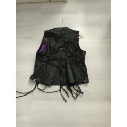 Held leren motorgilet maat XL