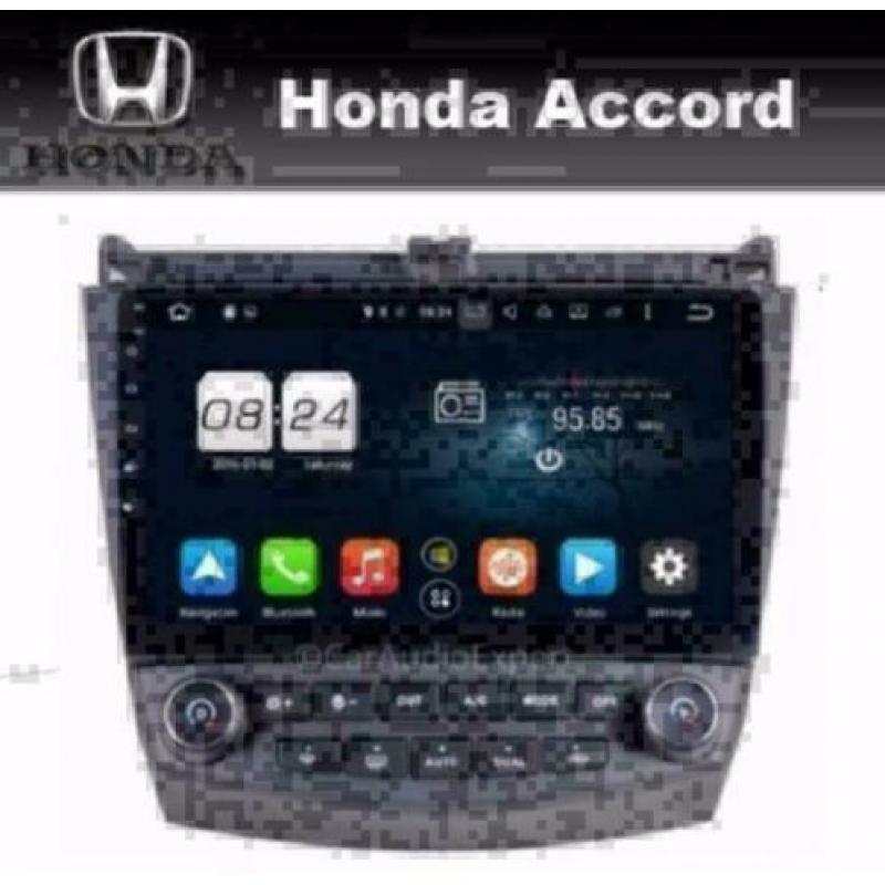 Honda Accord 2003-2007 radio navigatie android 8.1 dab+ wifi