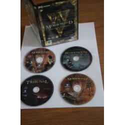 PC cd-rom Morrowind Game of the jear edition Bethesda 3 pack