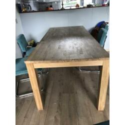 Eettafel eikenhout