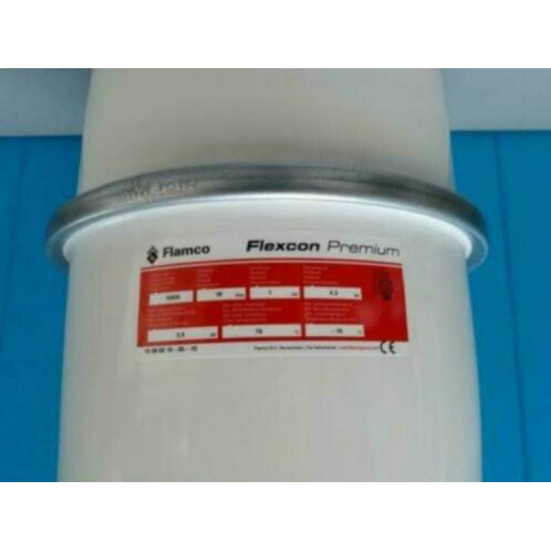 Expansievat Flamco Flexon premium white 18Liter max 3,0 bar