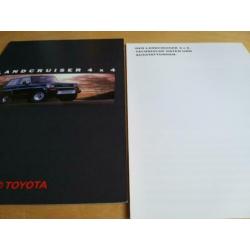 1994 Toyota landcruiser jeep folder IZGST óók bijlage+kleure